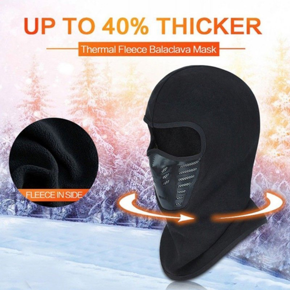 Breath Easy  Ninja Style Fleece  Winter Face Mask - Picture 4 of 6